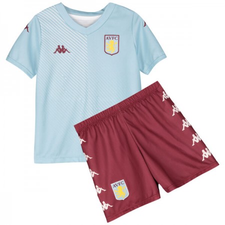 Koszulka Aston Villa Dziecięcy Wyjazdowe Koszulki Piłkarskie 2019-2020 Krótki Rękaw